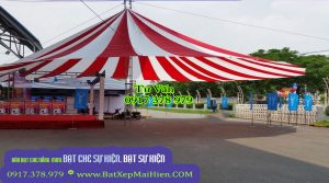 Bạt Mái Che Sự Kiện Giá Rẻ, Giá Bạt Dù Che Mưa Nắng Sân Trường Đẹp Bền