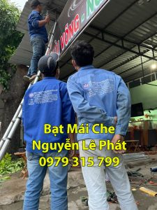 Lắp đặt mái hiên di động