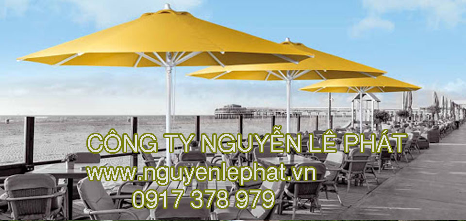 Bán Dù Che Nắng Ngoài Trời Khu Du Lịch Bãi Biển Resort tại Phan Thiết
