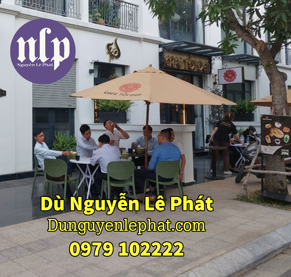 Dù bán hàng tại Tây Ninh ngoài trời