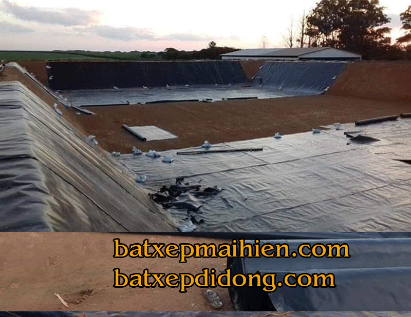 Thi công lót bạt ao hồ, thi công bạt hdpe chống thâm ao hồ nuôi tôm Thi công lót bạt ao hồ, thi công bạt hdpe chống thâm ao hồ nuôi tôm