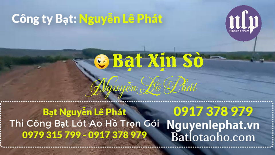 Bạt lót ao hồ HDPE