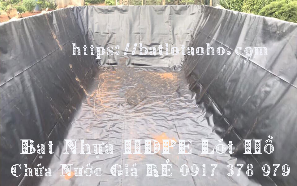 Bạt Lót Hồ Chứa Nước HDPE Giá Rẻ, Bạt Lót Hồ Chứa Nước Tại Bảo Lộc Lâm Đồng, Màng Bạt HDPE Chống Thấm