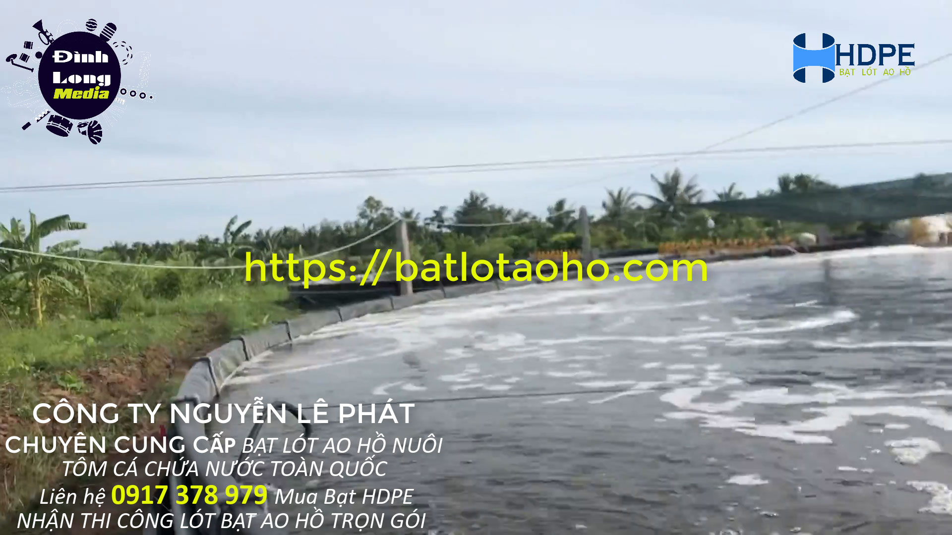 Bạt Lót Hồ Chứa Nước HDPE Giá Rẻ, Bạt Lót Hồ Chứa Nước Tại Bảo Lộc Lâm Đồng, Màng Bạt HDPE Chống Thấm