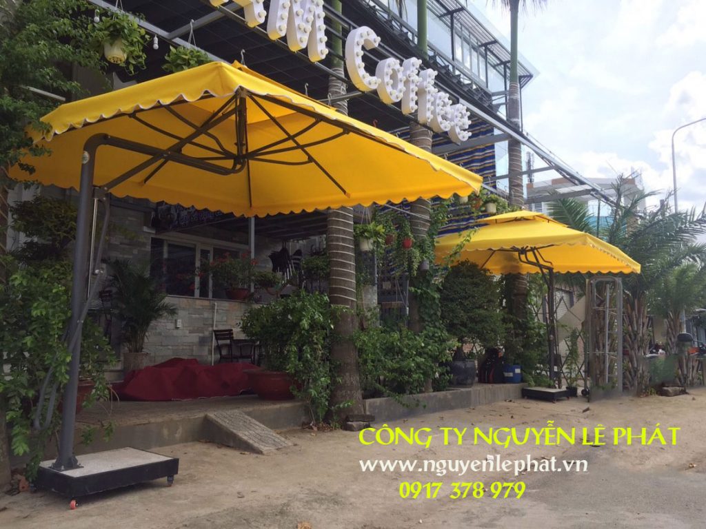 Bán Dù Che Nắng Ngoài Trời, Dù Lệch Tâm tại Long An Giá Rẻ