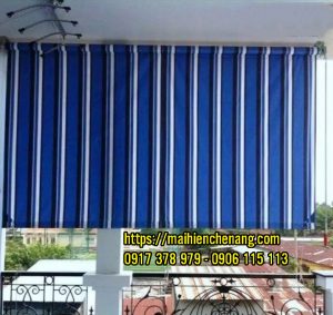 Thi Công Mái Hiên Che Nắng Mưa Sân Thượng, Bạt Mành Rủ Ban Công Tự Cuốn