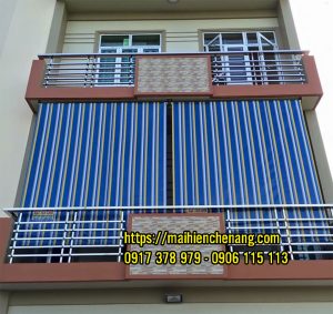 Thi Công Mái Hiên Che Nắng Mưa Sân Thượng, Bạt Mành Rủ Ban Công Tự Cuốn