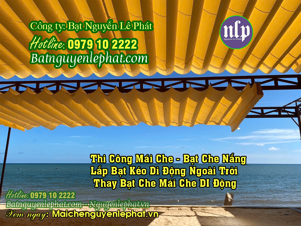 Thi công mái che chữ a quán cafe