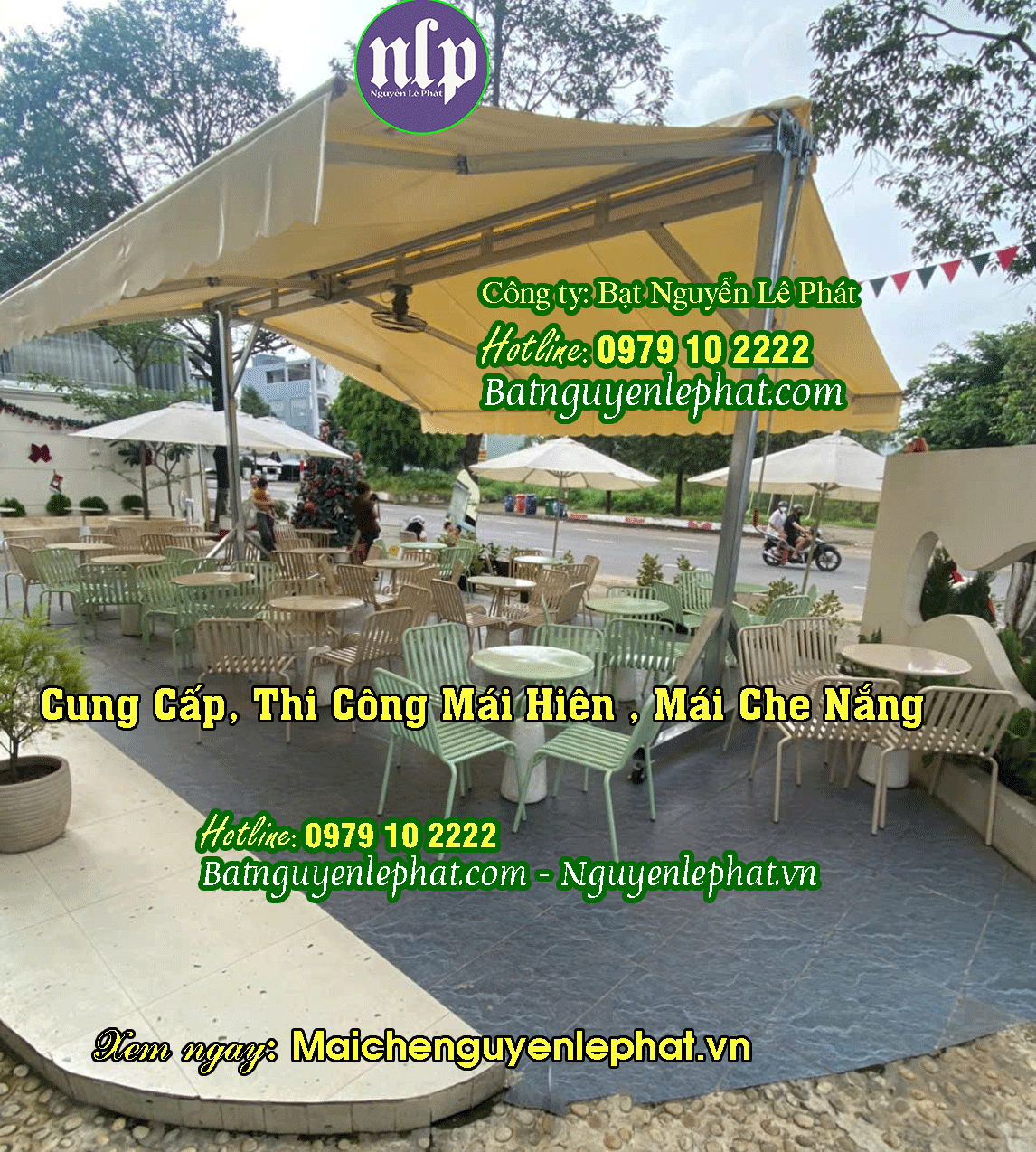 Giá thay bạt mái kéo di động Giá thay bạt mái kéo di động