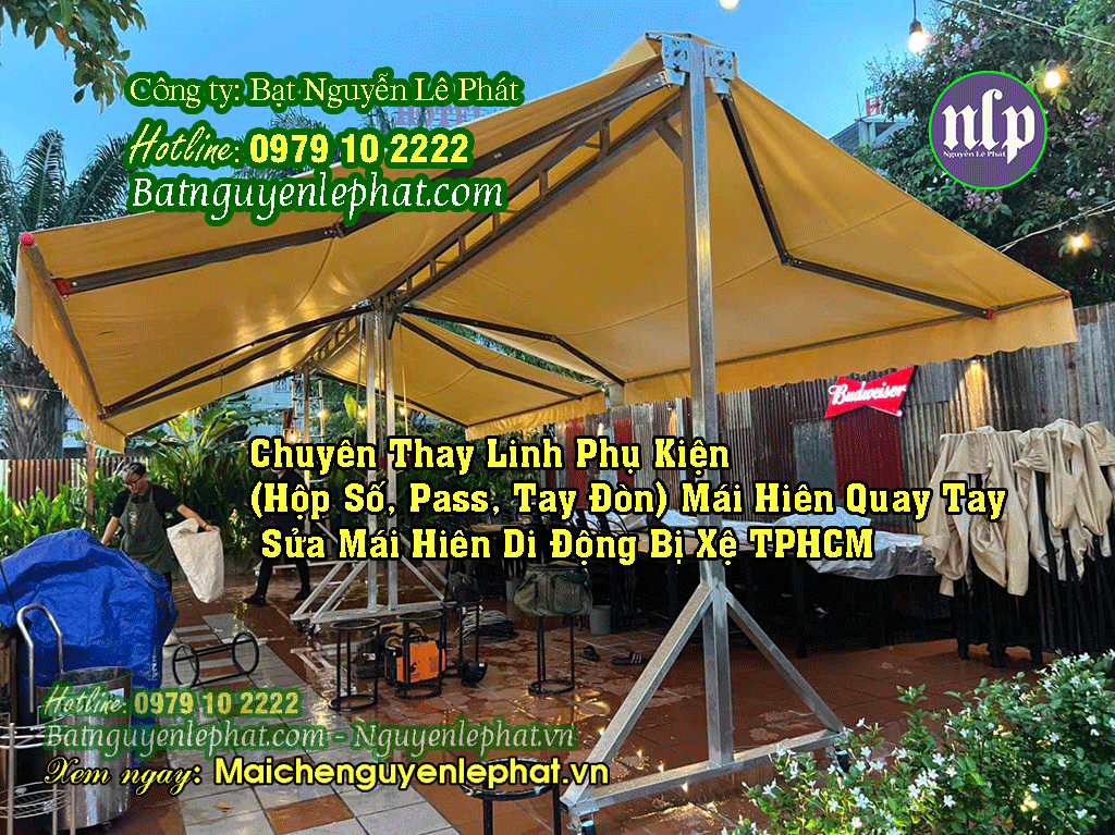 Thay bạt che nắng Thay bạt che nắng