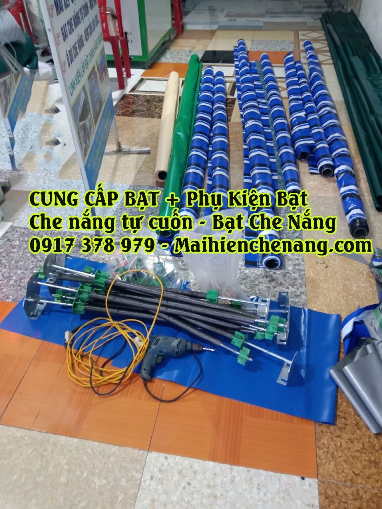 Đại lý sản xuất và bán bạt che nắng mưa tại Hà Nội , Bạt che nắng tự cuốn, giá bạt che nắng tự cuốn tốt nhất tại Hà Nội