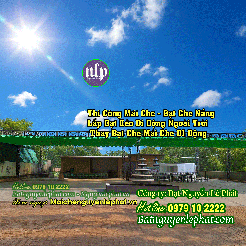 Thay bạt mái hiên di động Thay bạt mái hiên di động