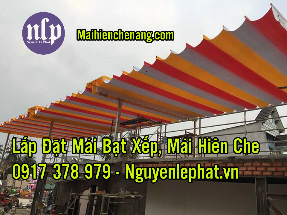 Thi công lắp đặt mái xếp lượn sóng Thuận An - Bình Dương