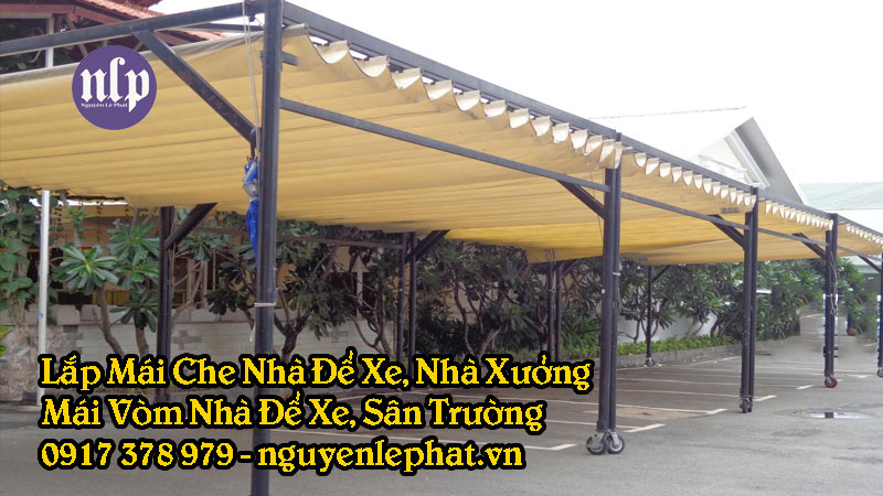 Những kiểu mái che nhà đẹp dành để đậu xe, Mái hiên mái che xe ô tô xe máy giá rẻ - Mái che nhà xưởng nhà để xe sân trường