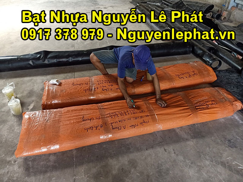 Làm hồ chứa nước tưới cây bằng bạt (màng chống thấm) HDPE Làm hồ chứa nước tưới cây bằng bạt (màng chống thấm) HDPE