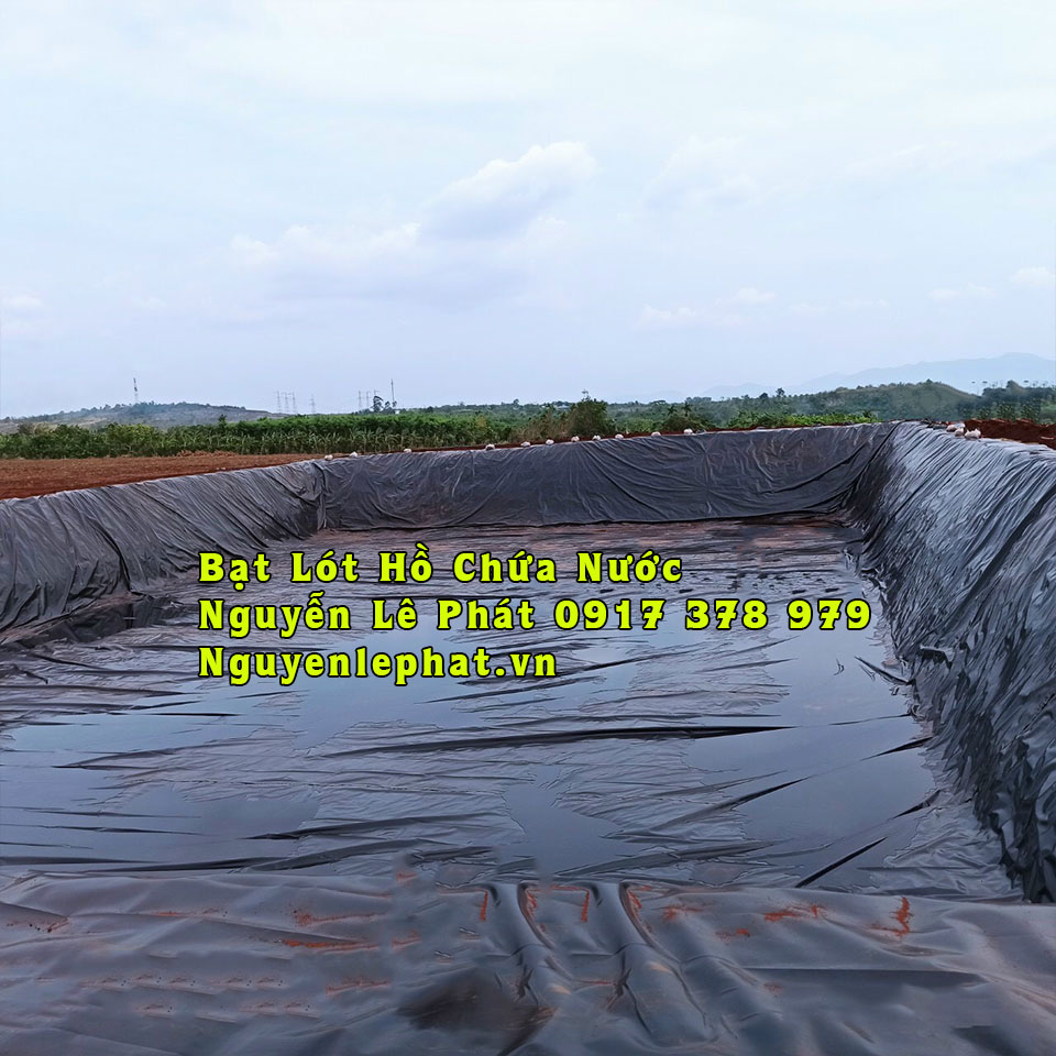 Bạt Nhựa HDPE lót ao hồ chứa nước Gia Lai