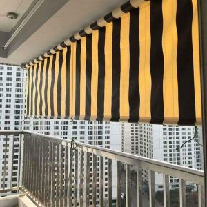 Bạt Che Nắng Ban Công Tự Cuốn, Ống Nhôm Lò Xo Bạt Tự Cuốn Giá Rẻ