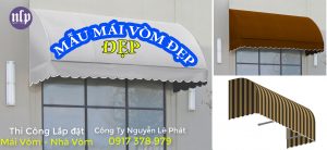 [Mái Vòm Bạt]Mẫu Mái Vòm Che Nắng Mưa Cửa Sổ Đẹp