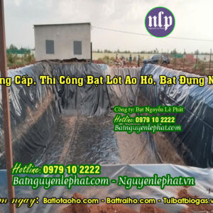 Bạt Nhựa HDPE Lót Ao Hồ Chứa Nước Tưới Tại Tân Uyên