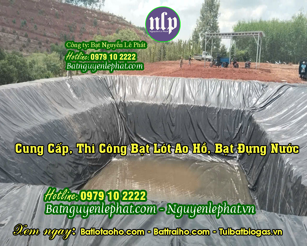 Bạt Nhựa HDPE Lót Ao Hồ Chứa Nước Tưới Tại Tân Uyên Bạt Nhựa HDPE Lót Ao Hồ Chứa Nước Tưới Tại Tân Uyên