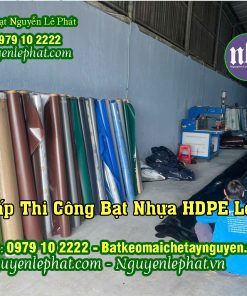 Bạt Xanh Cam Khổ 6m 8m Che Hàng Hóa Công Ty KCN tại Bình Dương