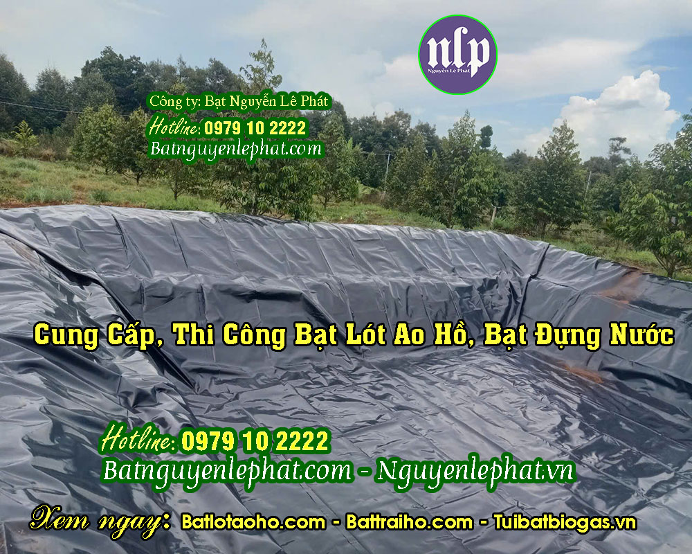 Thi Công Bạt Nhựa HDPE Trải Hồ Chống Thấm Ao Nuôi Cá