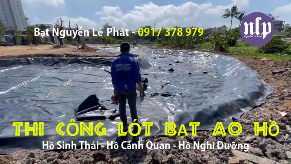 Bạt lót hồ chứa nước tại Xuân Lộc