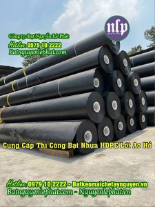 Bạt Nhựa HDPE Lót Hồ Tại Dầu Tiếng: Tiêu Chuẩn DEM Chất Lượng
