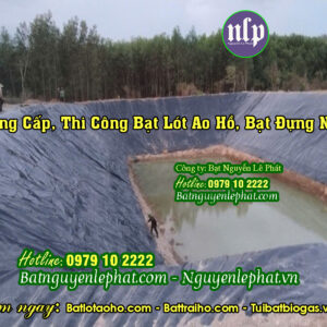 Bạt Lót Ao Hồ Chứa Nước Nuôi Tôm Tại Sóc Trăng