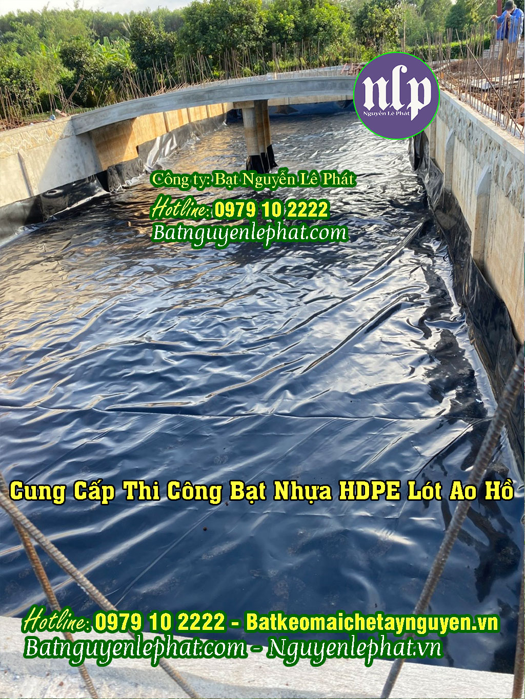 Bạt lót ao hồ Củ chi Bạt lót ao hồ Củ chi