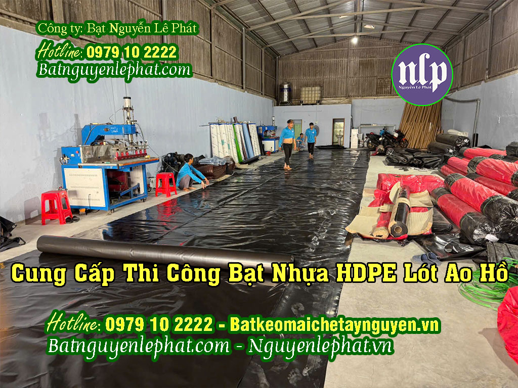 Cung cấp bạt lót hồ tại Dầu Tiếng