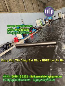 Bạt Nhựa HDPE Lót Ao Hồ Tại Bạc Liêu Đủ Chuẩn DEM