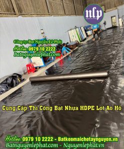 Bạt Nhựa HDPE Lót Ao Hồ Tại Bạc Liêu Đủ Chuẩn DEM