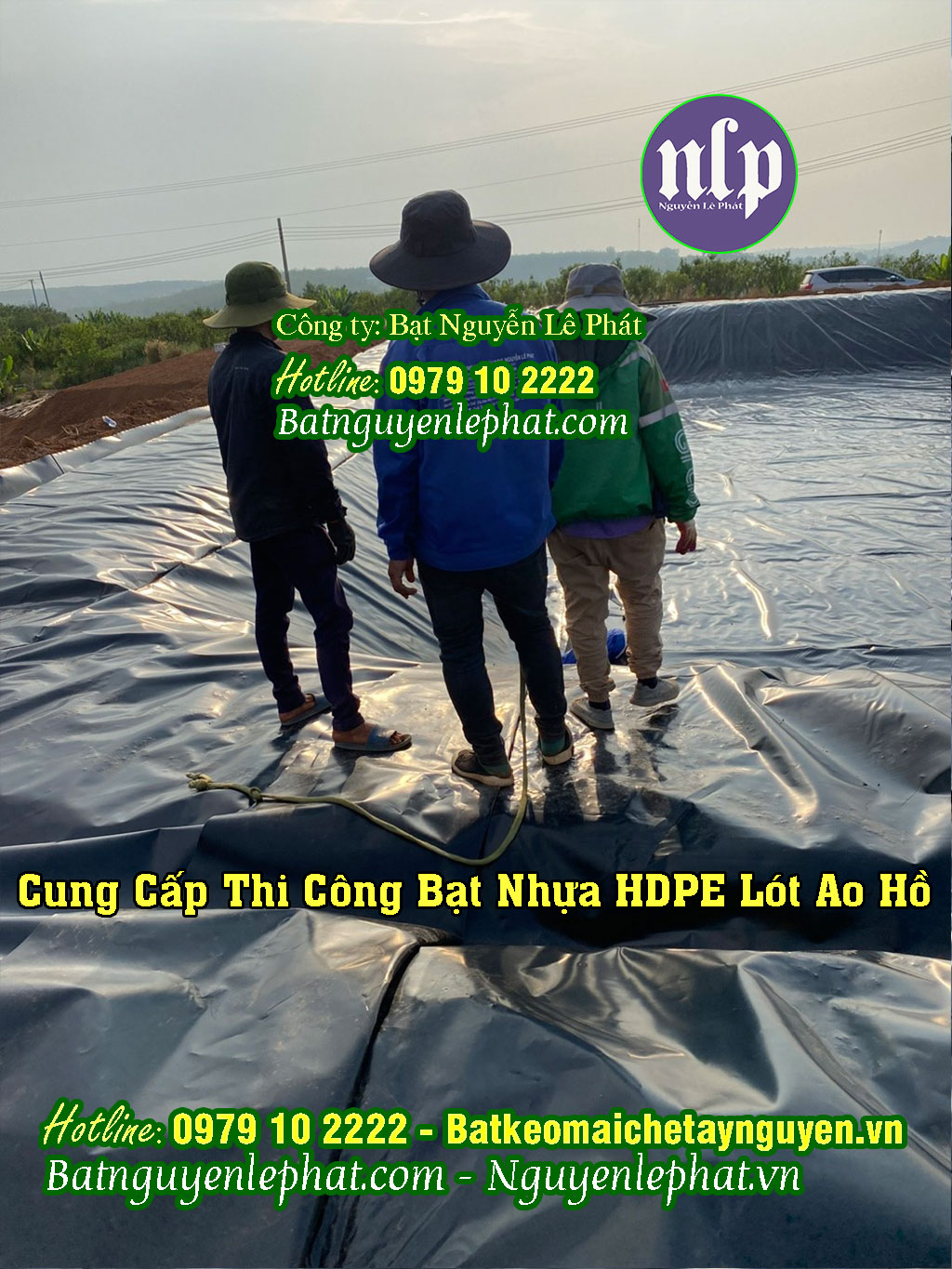 Cung cấp bạt nhựa HDPE lót hồ Cung cấp bạt nhựa HDPE lót hồ