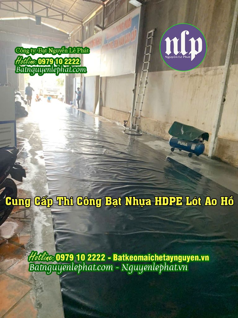 Bạt Lót Ao Hồ Chứa Nước Nuôi Cá Tại Quãng Ngãi Uy Tín Đủ chuẩn DEM