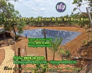 Báo Giá Bạt Lót Ao Hồ Nuôi Cá HDPE PE PVC