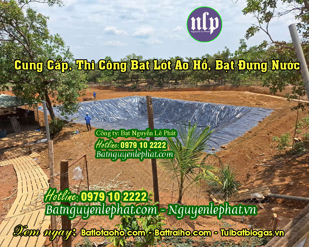 Báo Giá Bạt Lót Ao Hồ Nuôi Cá HDPE PE PVC
