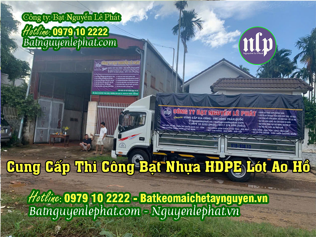 Cung cấp bạt lót hồ nuôi cá chuẩn ĐỦ DEM