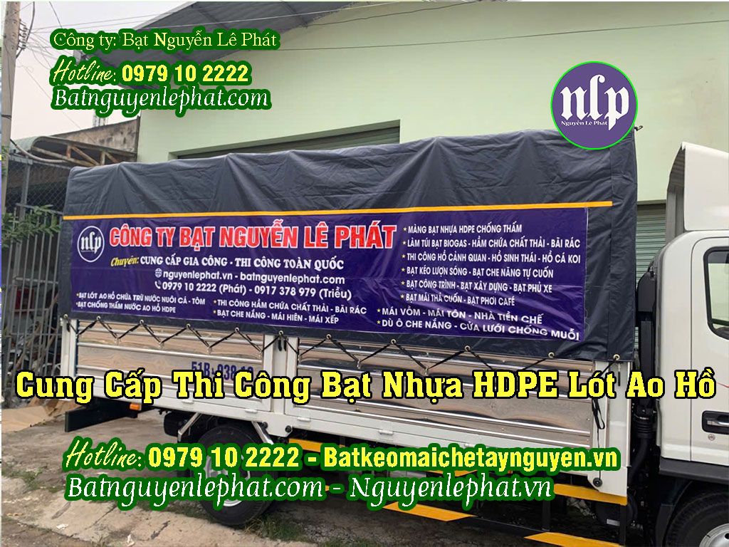 Cung cấp bạt lót hồ nuôi cá chuẩn ĐỦ DEM
