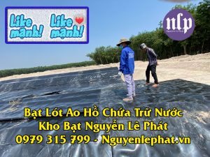 Bạt Lót Hồ Nuôi Tôm tại Sóc Trăng Giá Rẻ, Bạt Nhựa HDPE Lót Hồ Nuôi Tôm Cá Sóc Trăng