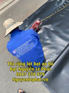 Bạt lót ao nuôi cá