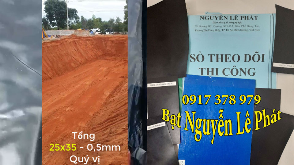Cung cấp bạt lót ao hồ chứa nước nuôi cá ở Thủ Dầu Một Cung cấp bạt lót ao hồ chứa nước nuôi cá ở Thủ Dầu Một