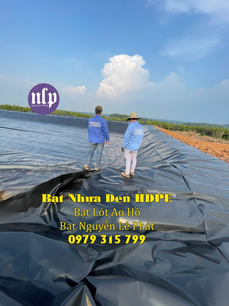 Giá bạt nhựa đen HDPE lót ao