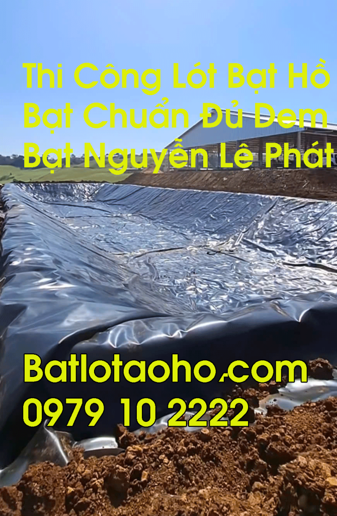 Bạt lót hồ tại Phan Thiết