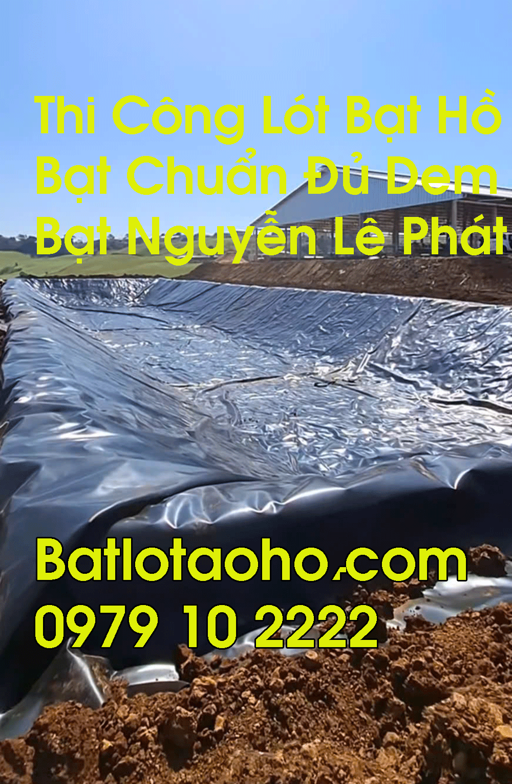 Bạt lót hồ tại Phan Thiết