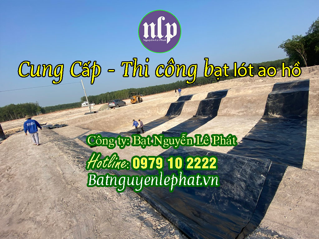 Thi công lót bạt hồ nuôi tôm - 0979 102222