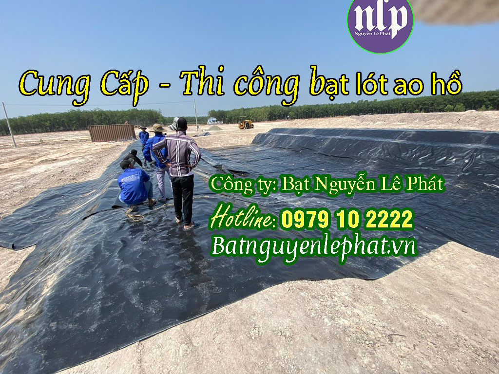 Thi công trải bạt HDPE - 0979 102222