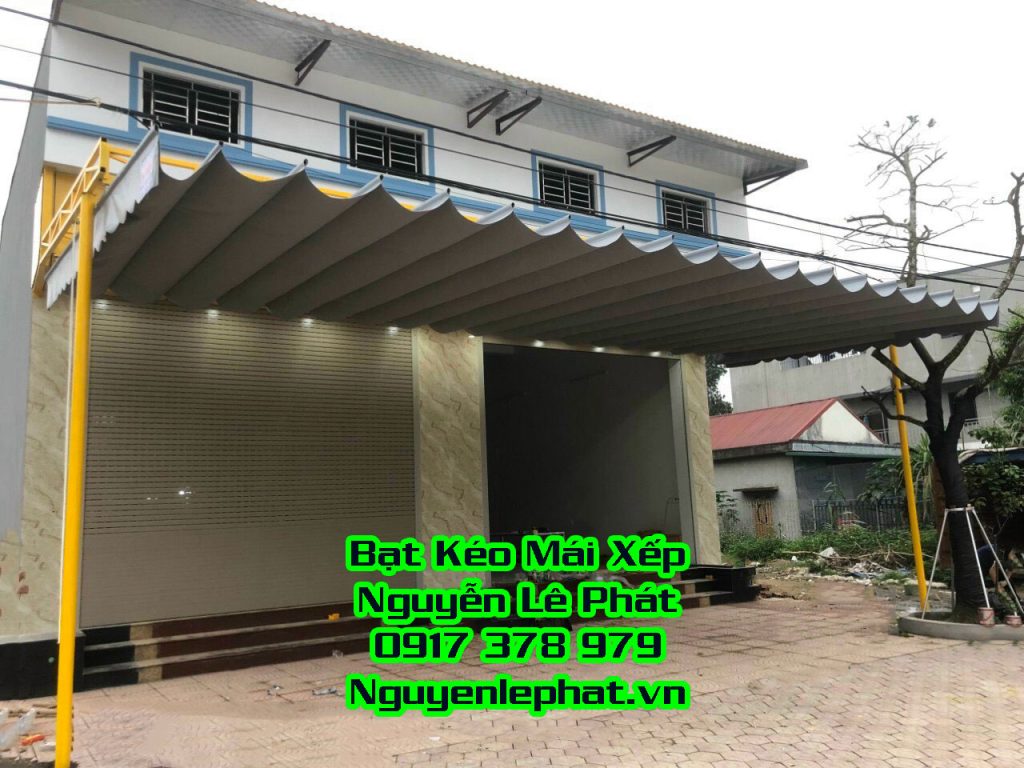 Lắp Đặt Mái Hiên Mái Xếp Bạt Kéo Thả Che Nắng Mưa Tại Trảng Bom Đồng Nai