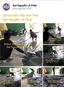 May bạt mái xếp tại KonTum