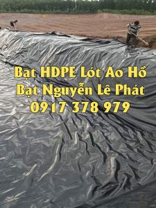 Bạt lót hồ chứa nước Cẩm Mỹ